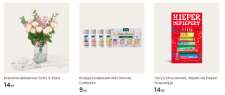 Gratis kaart bij elk feestelijk cadeau bij Hallmark