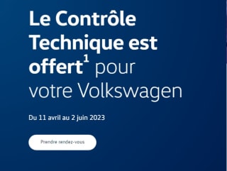 Contrôle technique offert pour la Volkswagen