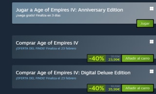 Videojuego Age of Empires IV: Anniversary Edition (Steam) por 23,99€