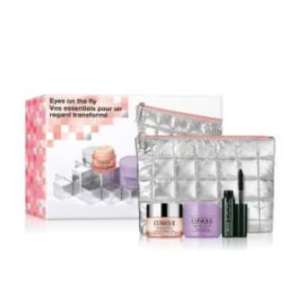 Estuche Clinique All About Eyes Neceser con contorno de ojos bálsamo desmaquillante y máscara de pestañas por 21,56€