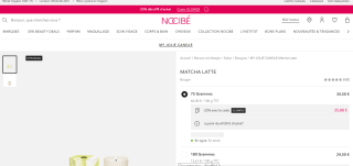 Bougie My Jolie Candle Matcha Latte - 350G à 25,88€