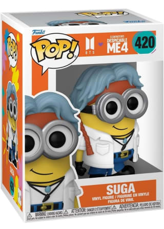 Funko Pop Rocks Minion Suga por 8€.