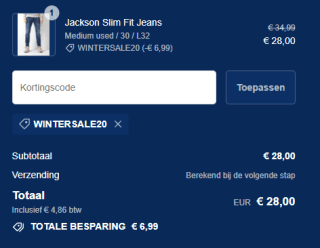 20% extra korting op de sale bij Petrol