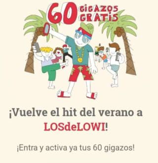 Lowi 60 Gigas gratis
