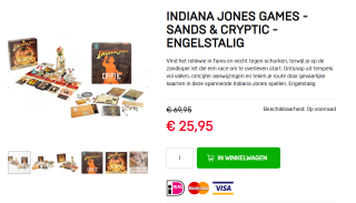 Indiana Jones bordspel Dands of Adventure en Cryptic voor €25,95 bij Dagknaller