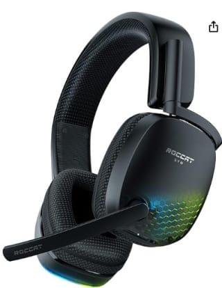 Roccat - Auriculares Gaming inalámbricos 3D con iluminacion RGB Syn Pro Air para PC (Windows) por 53,22€