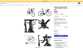 Bicicleta de carretera Van Rysel con Campagnolo Centaur y ruedas Campgnolo por solo 999,99€
