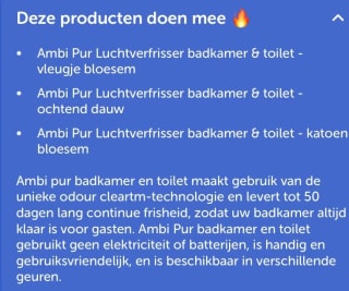 Probeer Ambi Pur Luchtverfrisser gratis na cashback via Tikkie