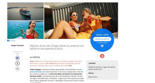 60% dto Cruceros7 noches en camarote con balcón en el Resilient Lady por Islas Griegas