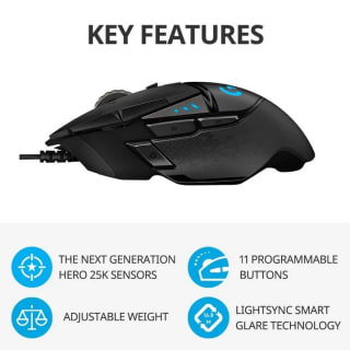Ratón Logitech G502 Hero Master por solo 29,58€