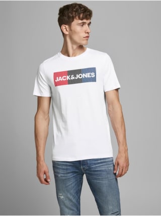 2 camisetas Jack & Jones de manga corta con logo por solo 11,20€