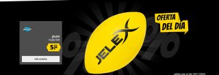 Marca JELEX Ambition Balón de rugby amarillo por 5,55€