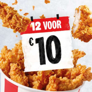 12 Crispy Tenders voor €10 bij KFC