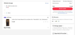 1 kilo Cafe en Grano Tostado Abbantia Gourmet Edition Por 11,50€