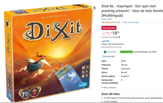 Dixit Basisspel - Nederlandstalig Bordspel voor €18,99 met Amazon prime