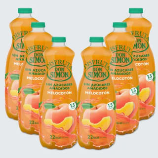 Néctar Melocotón Disfruta Néctar sin Azúcar 6 uds. x 1.5L por 7.12€