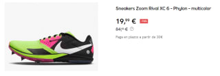 Zapatillas de Atletismo Nike Zoom Rival XC 6 por 19.99€