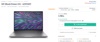 HP ZBook Power 16 inch G11 (A3YX5ET) voor €1.983 bij Redable