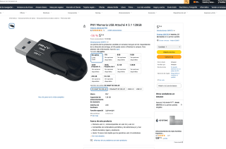 PNY Memoria USB Attaché 4 3.1 128GB por solo 5,78€
