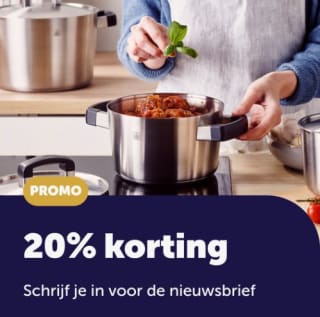 20% korting bij inschrijven nieuwsbrief BK
