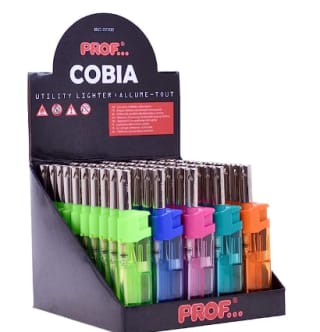 Mechero Corto Cobia transparente (50 unidades) por 2,45€ posible error de precio 0,049€/ud