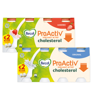 Probeer Becel ProActiv mini yoghurtdrink en ontvang €2 korting dmv cashback