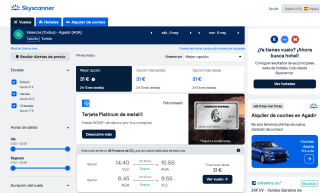 Vuelos ida y vuelta Valencia - Agadir desde 31€ con Skyscanner