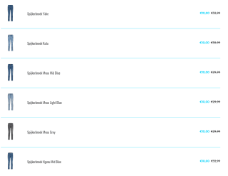 Spijkerbroeken voor €10 per stuk bij Kinderkleding Partytime