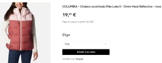 Chaleco Columbia Pike Lake II para Mujer por 19.99€