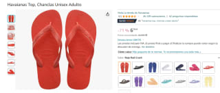 Chanclas Havaianas Unisex por solo 6.30€