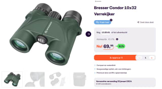 Bresser Condor 10x32 Verrekijker voor €69,95 bij iBOOD