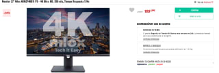Monitor 27" Nilox NXM274KD11 PS 4K Ultra HD 350 nits por 193.99€