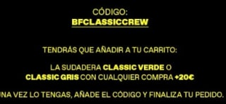 Black Friday sudadera gratis en tus pedidos en Blue Banana