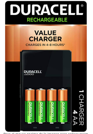 Cargador Duracell a $363 MXN en Amazon