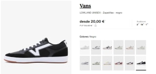 Zapatillas Vans desde solo 18,50€ ofertaza