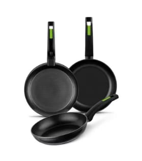 Monix Green Set 3 Sartenes, Lote 18, 22 y 26 cm por 22,30€