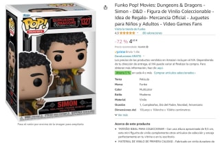 figura Funko Pop Movies: Dungeons & Dragons - Simon - D&D por 4,45€
