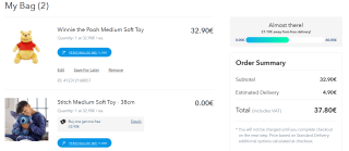 1+1 gratis op knuffels in de Disney Store