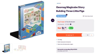 Geomag Magicube Story Building Three Little Pigs voor €9,15 bij iBOOD