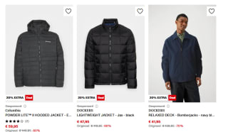 20% extra korting op geselecteerde sale items tot 70% korting bij Zalando(