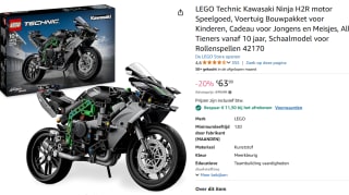 LEGO Technic Kawasaki Ninja H2R motor voor €52,49 bij Amazon