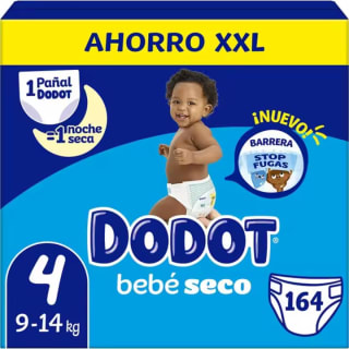 Dodot Bebé Seco Pack Ahorro Tallas 3 a 6 por 31,99€