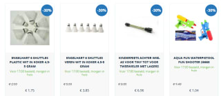 Sale bij Planet happy met korting tot 30%