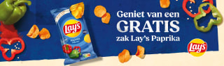 Gratis zak Lays paprika chips na cashback