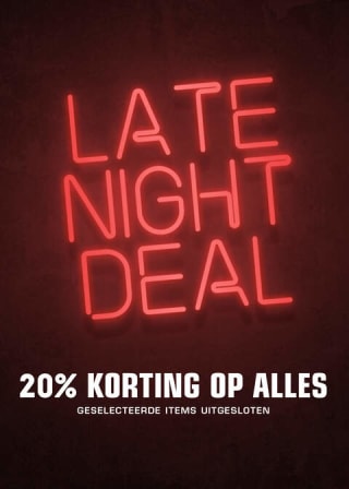 20% korting bij Snipes tot 27 april 10.00 uur