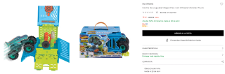 Coche de Juguete Mega Wrex Hot Wheels Monster Truck por 15€