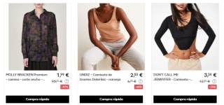 Sujetadores y braguitas de marca desde solo 0,99€ y ropa desde 1,99€