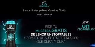 Muestra Gratis Lenor Unstoppables