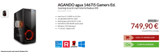 AGANDO agua 1467i5 BIZ voor €749 in de Agando-shop