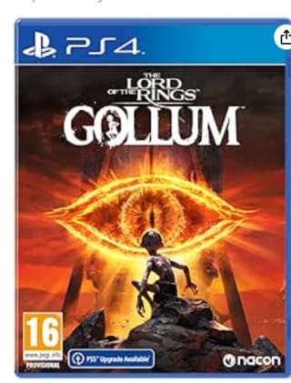 Videojuego para PS4 El Señor de los Anillos: Gollum por 11,90€